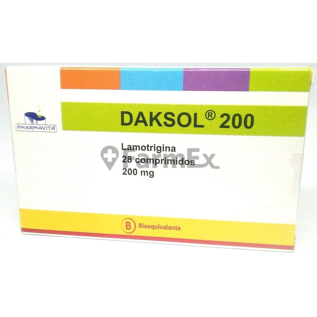 Daksol 200 mg x 28 comprimidos susc-1 de 5 meses Farmex-Suscripciones-Persistente
